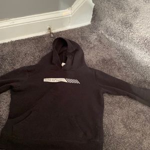 Black and white hoodie